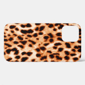 Leopardendrucktextur Case-Mate iPhone Hülle (Rückseite (Horizontal))
