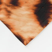 Leopardendrucktextur Fleecedecke (Ecke)