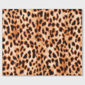 Leopardendrucktextur Geschenkpapier (Flach)