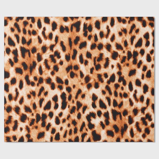 Leopardendrucktextur Geschenkpapier (Flach)