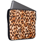 Leopardendrucktextur Laptopschutzhülle (Vorne Rechts)