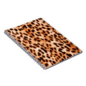Leopardendrucktextur Notizblock (Rechte Seite)