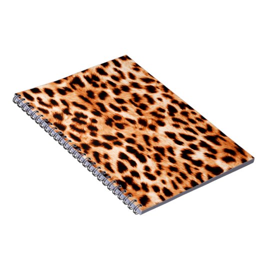 Leopardendrucktextur Notizblock (Rechte Seite)
