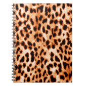 Leopardendrucktextur Notizblock (Vorderseite)
