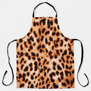 Leopardendrucktextur Schürze