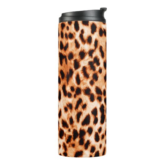 Leopardendrucktextur Thermosbecher (Nach links gedreht)