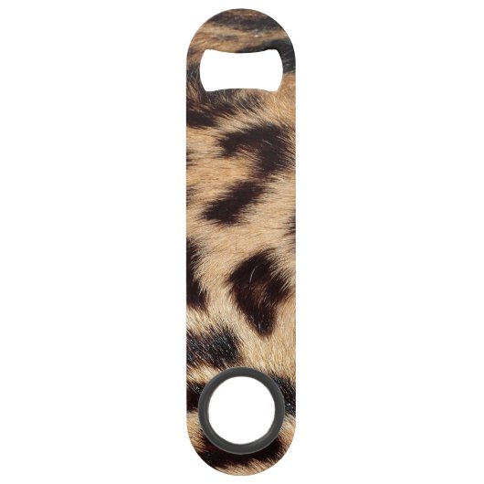 Leopardendrucktextur-Trend Speed Flaschenöffner (Rückseite)