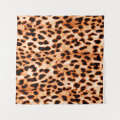 Leopardendrucktextur Wandteppich (Vorderseite (Horizontal))