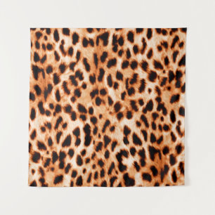 Leopardendrucktextur Wandteppich