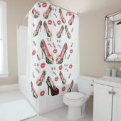 Leopardenduschvorhang Duschvorhang (Beispiel)