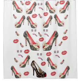 Leopardenduschvorhang Duschvorhang