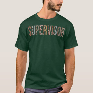 Leopardenempfehlung für Frauen bei der Arbeit T-Shirt