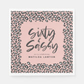 leopardenes Party, sechzig Serviette (Vorderseite)