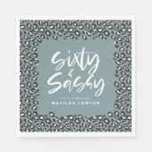 leopardenes Party, sechzig Serviette (Vorderseite)