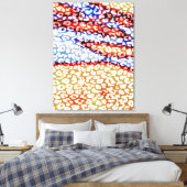Leopardenfarbe - Fine Art 2 Leinwanddruck (Insitu (Schlafzimmer))