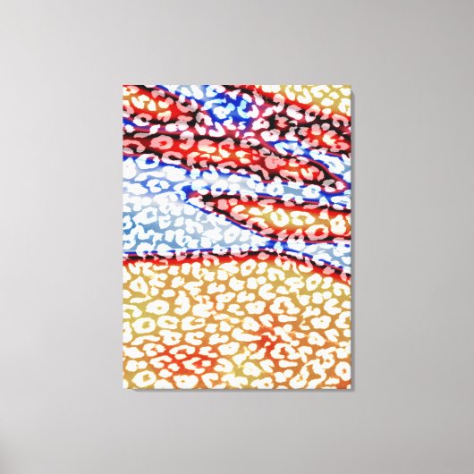 Leopardenfarbe - Fine Art 2 Leinwanddruck (Vorderseite)