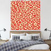 Leopardenfärbung Leinwanddruck (Insitu (Schlafzimmer))