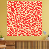 Leopardenfärbung Leinwanddruck (Insitu (Wohnzimmer))