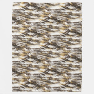 Leopardenfelldecke Fleecedecke