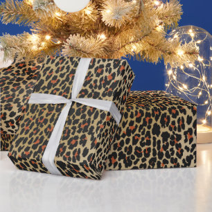 Leopardenfelldruck Geschenkpapier