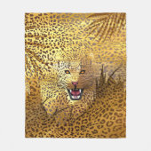 Leopardengebiet 1 fleecedecke (Vorderseite)