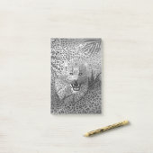 Leopardengebiet 2 post-it klebezettel (Auf Schreibtisch)