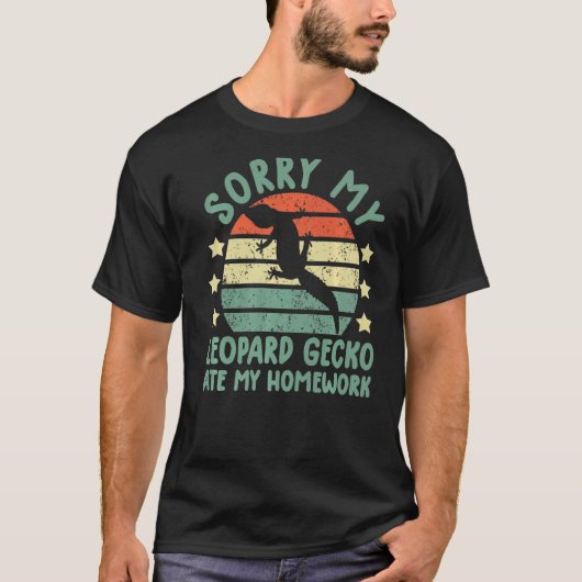 Leopardengecko-Gecko T-Shirt (Vorderseite)