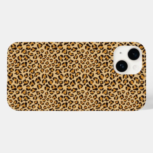 Leopardengeflecht Case-Mate iPhone Hülle (Rückseite (Horizontal))