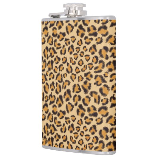 Leopardengeflecht Flachmann (Links)