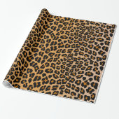 Leopardengeflecht Geschenkpapier (Ungerollt)