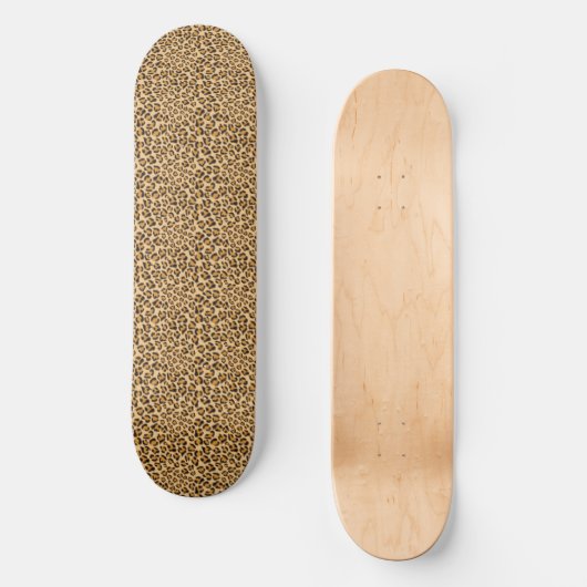 Leopardengeflecht Skateboard (Vorderseite)