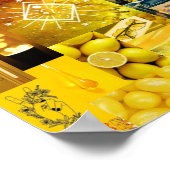 Leopardengelb Poster (Ecke)