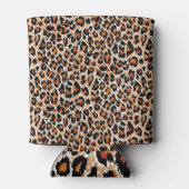 Leopardengeometrie: Gemusterte Illustration Dosenkühler (Rückseite)