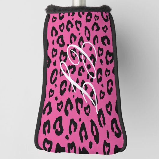 Leopardengolfaccessoires für sie golf headcover (Rotieren 90)