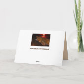 Leopardengrusskarte Karte (Rückseite)