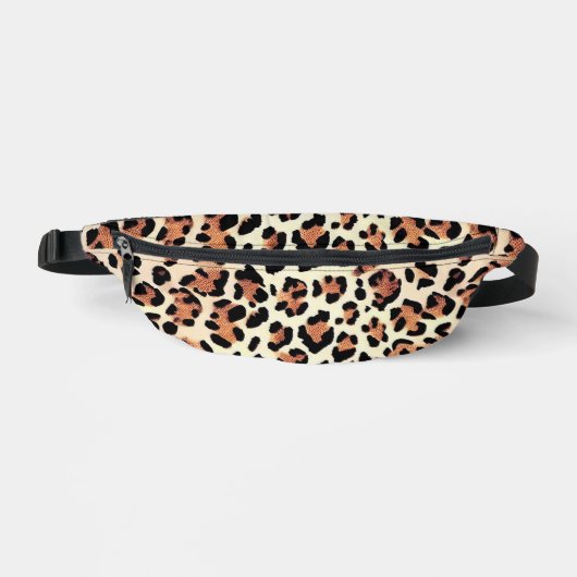 Leopardenhaut Bauchtasche (Vorderseite)