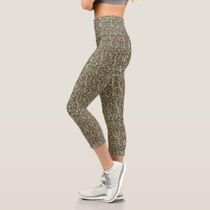 Leopardenhaut Capri Leggings
