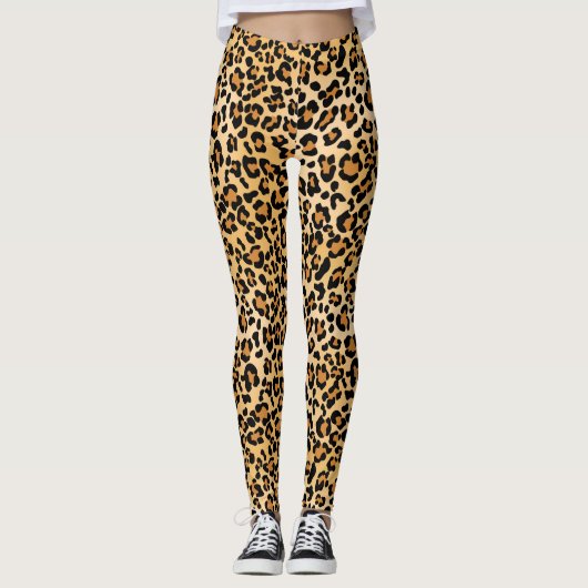 Leopardenhaut Leggings (Vorderseite)