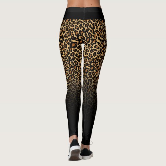 Leopardenhaut Leggings (Rückseite)
