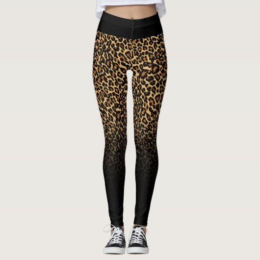 Leopardenhaut Leggings (Vorderseite)