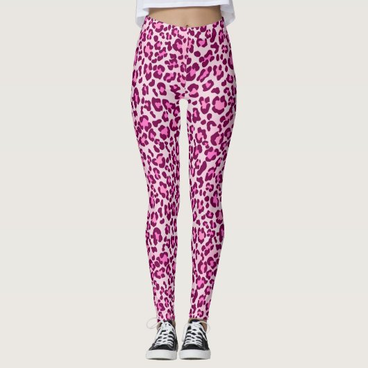 Leopardenhaut Leggings (Vorderseite)