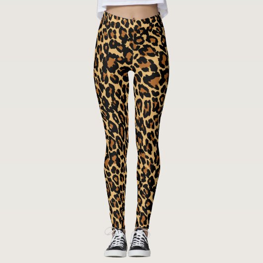 Leopardenhaut Leggings (Vorderseite)