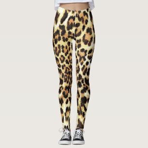 Leopardenhaut, nahtlose Musterkonstruktion. Leggings