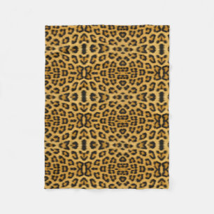 Leopardenhaut, Pelz, Haardrucke Fleecedecke