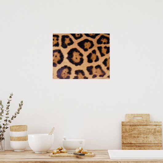 Leopardenhaut Poster (Küche)