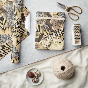 Leopardenhaut, Schlangen Geschenkpapier