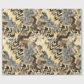 Leopardenhaut, Schlangen Geschenkpapier (Flach)