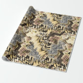 Leopardenhaut, Schlangen Geschenkpapier (Ungerollt)