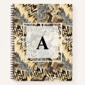 Leopardenhaut, Schlangen Notizblock (Vorderseite)