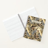 Leopardenhaut, Schlangen Notizblock (Innenseite)